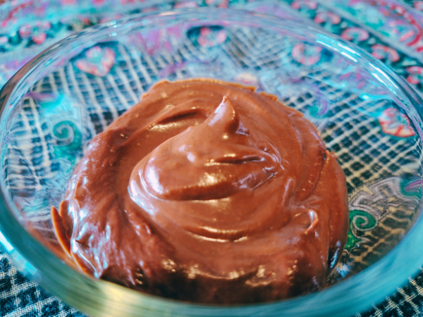 healthy chocolate pudding